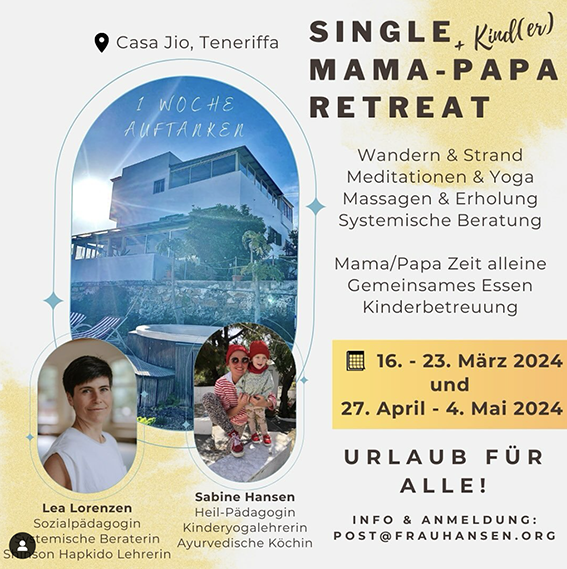 lea lorenzen events mama retreat flyer